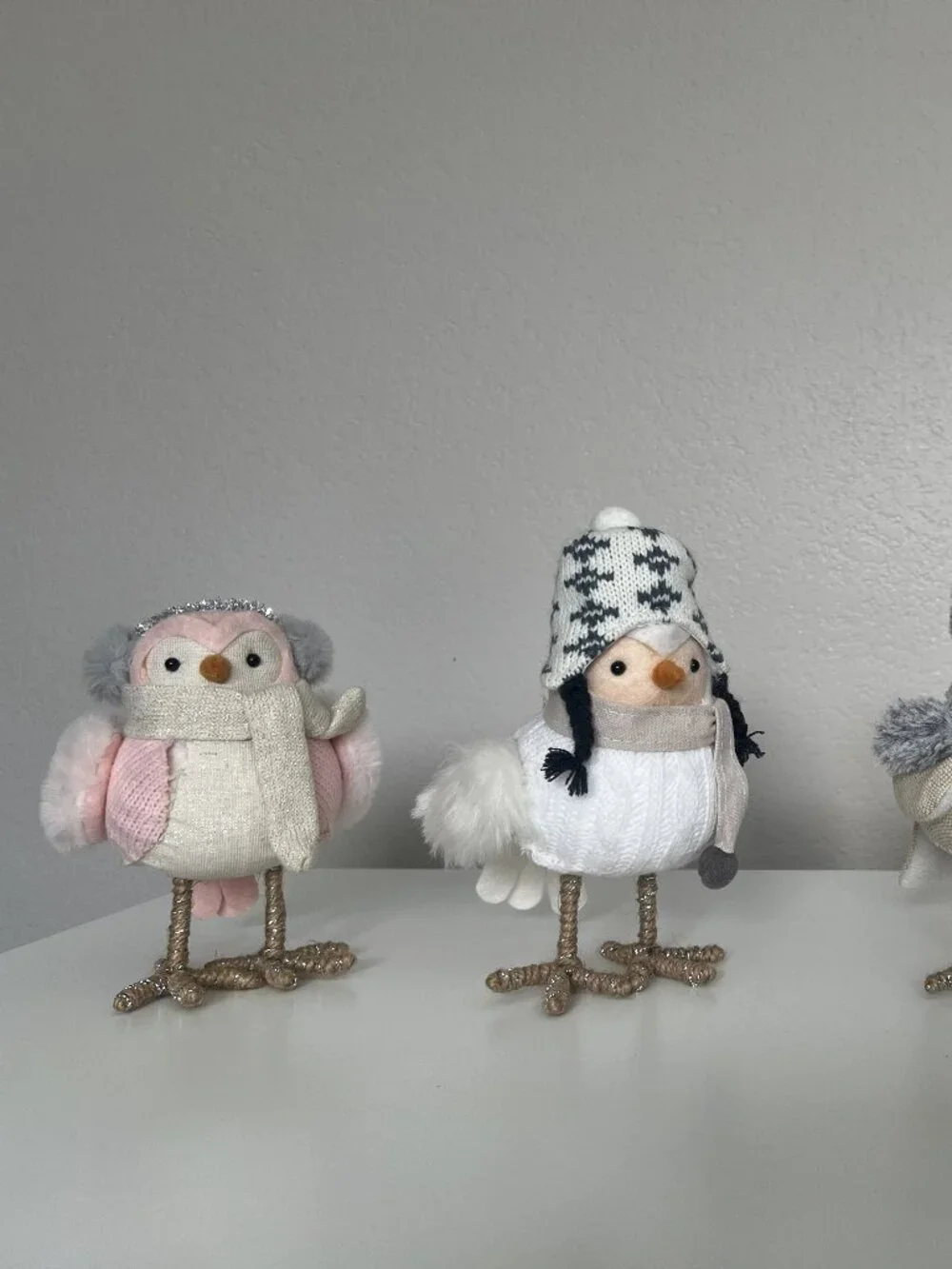 NWOT Target Wondershop Felt Bird (set of 4)